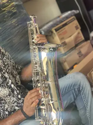 Yamaha Usa Silver Tenor Saxophone With Gig Case | Rich Low Tone | Ergonomic Keys | Professional Grade