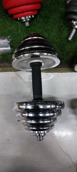 Dumbell 25kg – Cast Iron / Rubber Hex Dumbbell