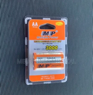 MP 3000mAh NiMH Rechargeable AA Batteries – Long-Lasting Power for Wireless Mics, Pedals & Electronics