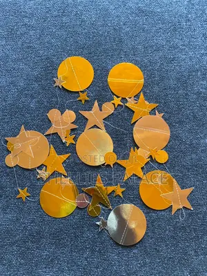 4m Star Disc Pull-Flower Ribbon – Festive Party Decoration Pendant for Weddings & Events