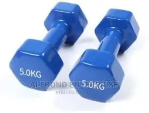 Two 5kg Aerobic Dumbbells