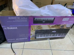 Yamaha PSR-383 61-Key Touch-Sensitive Portable Keyboard – 400 Voices, 100 Styles & 30 Songs