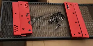 Line Arrays Complete 10-Inches Metal, Locks and Net Set (Pair)