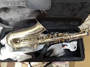 Alto Saxophone - Professional Grade | Lacquered Brass Body | Leather Pads | Mouthpiece Included