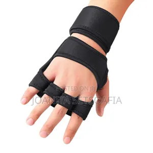 Gym Gloves – Leather Fingerless Gym & Weightlifting Gloves