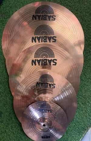 5set Sabian Professional Cymbals | Brilliant Finish | Vibrant Tone | Stage & Studio Performance