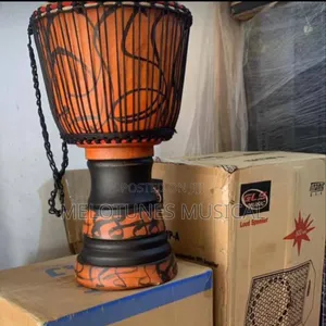 Locally Crafted Conga / Djembe Drum – Hand-Carved Wood, Wide Tonal Range for Afrobeats & Gospel
