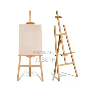 Wooden Art Painting Easel Stand – Height-Adjustable 1.5m–1.7m Easel for Artists & Students
