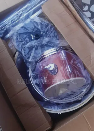 Olympic 5-Piece Acoustic Drum Set – Complete Kit with Cymbals, Hardware & Drum Throne