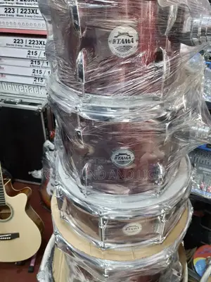 Tama 5-piece Drum Set - Wine Color | 5-Piece Shell Pack | Cymbals & Hardware Included | Live & Studio