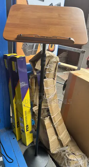 Classic Wooden -Metal Pulpit( Adjustable)