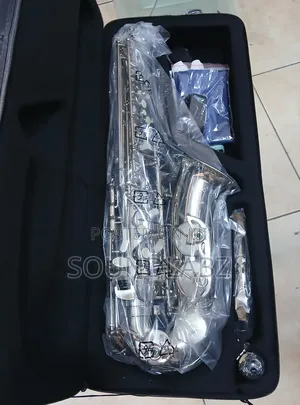Yamaha Silver Alto Saxophone | Lacquered Brass Body | Leather Pads | Mouthpiece Included