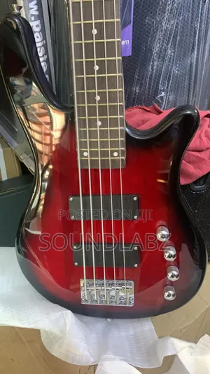Ibanez Active Bazz Guitar (red) | Professional Build | Stage & Studio Ready | Versatile Sound