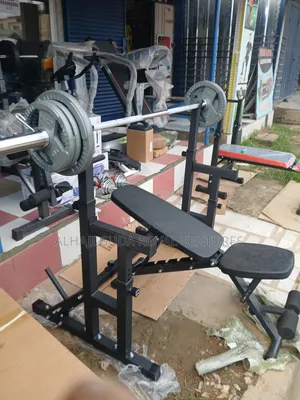 Commercial Bench Press With 50kg Weight