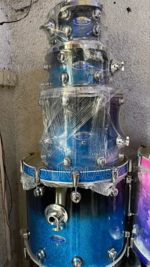 Pearl 5-Piece Drumset With Cymbals – Complete Drum Cymbal Set for Beginners & Professionals