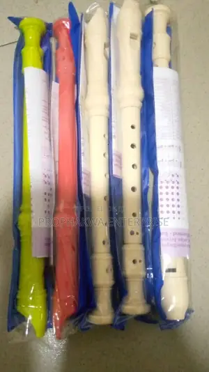 Plastic Soprano Recorder Flute 4-Piece Set – C Key, 8-Hole, 4 Colours for Music Education & Schools