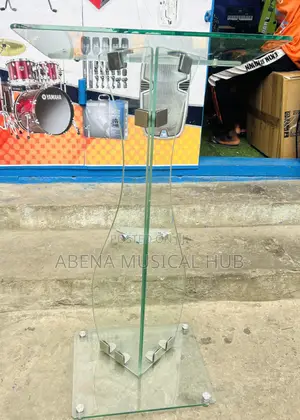 Pulpit (Glass) – Quality Church Offering Bowl & Glass Pulpit