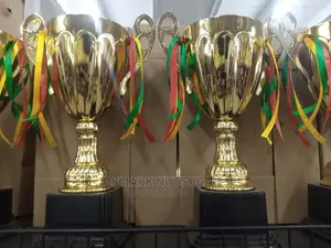 Award Trophy Cup – Elegant Gold-Plated Trophy for Sports, Schools & Corporate Events