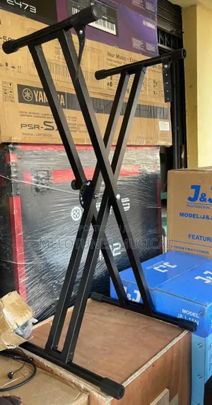 X-shape Professional Keyboard Stand | Heavy-Duty Frame | Adjustable Height | Fits All Keyboard Sizes