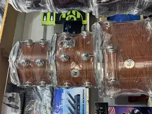 EV 5-Piece Acoustic Drum Set – Complete Kit with Cymbals, Hardware & Drum Throne