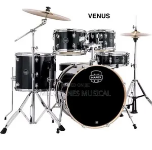 Mapex 5-Piece Acoustic Drum Set – Bass Drum, Toms, Snare, Hi-Hat & Hardware Included