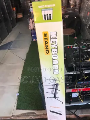 Double-Tier Keyboard Stand – Heavy-Duty Steel, Height-Adjustable Dual Rack for 2 Keyboards