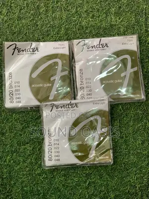 Fender 70L 80/20 Bronze Ball End Acoustic Guitar Strings