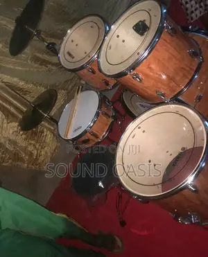 Yamaha Acoustic Drumset (twany Brown) 5set | Complete Drum Kit | Hardware Included | Stage & Practice Ready