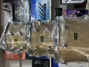 Olympic 5-Piece Acoustic Drum Set – Complete Kit with Cymbals, Hardware & Drum Throne