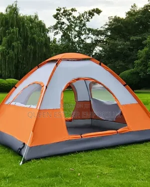 Foldable Camp Tent | Waterproof Rainfly | Mesh Ventilation | Aluminum Poles | Easy Setup | All-Season