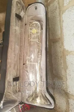 Silver/gold Trombone - Professional Grade | Smooth Slide Action | Warm Tone | Student to Professional