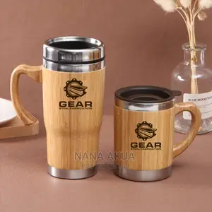 Customized Mini Bamboo Flask – Portable Personalized Bamboo Flask for Gifting & Events