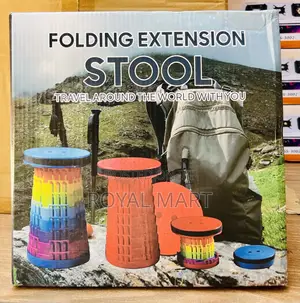 Foldable Camping Stool | Telescopic Legs | Locking System | Lightweight | Hiking & Outdoor Use