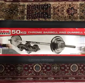 50kg Dumbbells Set With Barbell