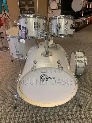 Gretsch Energy 5-Piece Drum KIT White With Paiste Cymbals