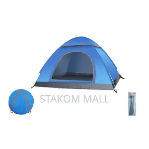 Manual Tent - 2 People | Waterproof Rainfly | Mesh Ventilation | Aluminum Poles | Easy Setup | All-Season