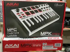 Akai Professional MPK Mini MKII- 25keys, 8- Drum Pads | Professional Drum Kit | Durable Build | Stage & Studio Ready