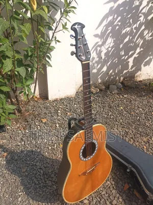 Matrix by Ovation Acoustic Guitar – Hard Shell Case, New String Set & Adjustable Shoulder Strap