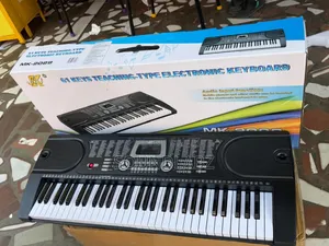 Mk-2089 61-key Teaching-type Electronic 61-key Keyboard | Touch-Sensitive Keys | Built-in Voices & Rhythms | Beginner to Pro