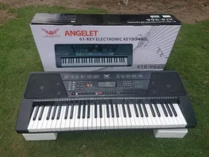 Angelet 61-key Electronic Keyboard | Touch-Sensitive Keys | Built-in Voices & Rhythms | Beginner to Pro