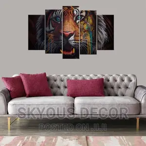 5-Panel Wall Art Canvas Set – Custom Large Wall Hangings for Living Room & Office