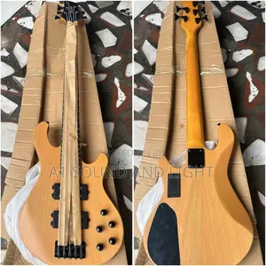 Ibanez Gio 5 Strings Active Bass Guitar [log Grain Color ] | Active Pickups | Deep Low-End Tone | Professional Electric Bass