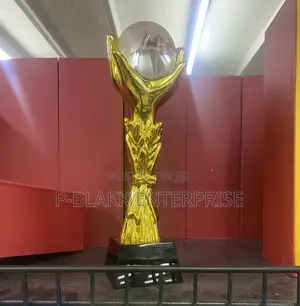 Award Trophy Cup – Elegant Gold-Plated Trophy for Sports, Schools & Corporate Events