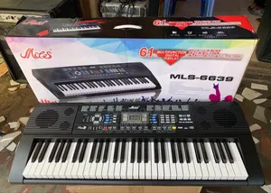 Miles Mls-6639 61-key Electronic Teaching 61-key Keyboard | Touch-Sensitive Keys | Built-in Voices & Rhythms | Beginner to Pro