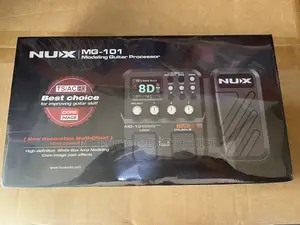 NUX MG-101 Guitar Multi-Effects Processor – Compact Pedalboard with Amp Simulation & Built-In Tuner