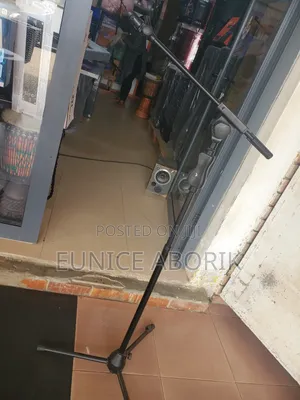 Quality Microphone Stand - Professional Grade | Adjustable Boom Arm | Stable Base | Stage & Studio Ready