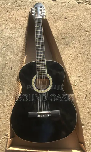 Black Acoustic Guitar - Professional Grade | Steel-String | Warm Resonant Tone | Beginner to Pro