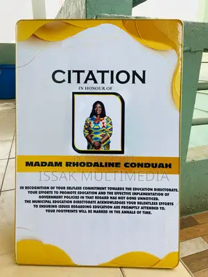 Citation Design Frame 16×20 Inches – Engraved Citation Award on Durable Board with Frame