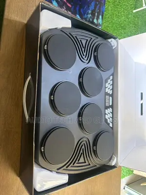 Electronic Drums With Built In Speakers | Velocity-Sensitive Pads | Built-in Metronome | Headphone Output