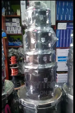 PZ Acoustic Drums – Complete 5-Piece Professional Acoustic Drum Kit